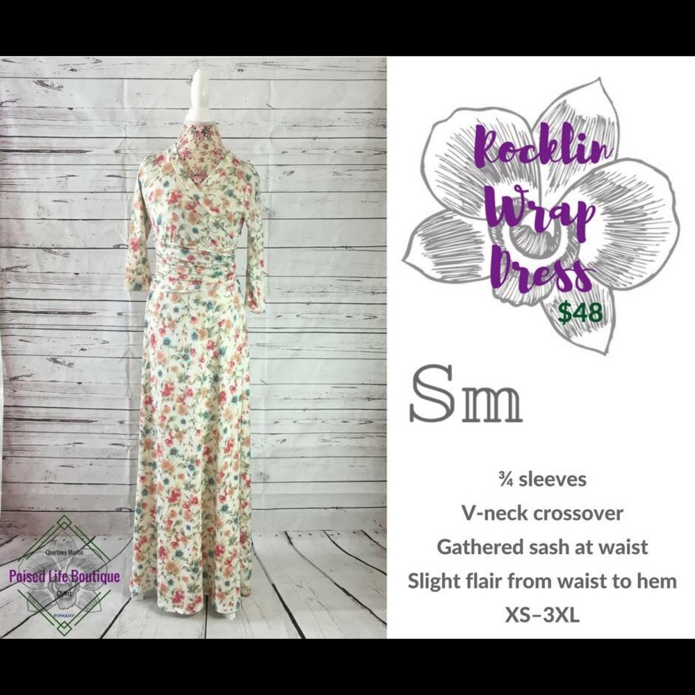 Honey & Lace Rocklin Wrap Dress